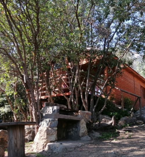 Cabaña Lomas del manzano Cajón del Maipo Naturaleza